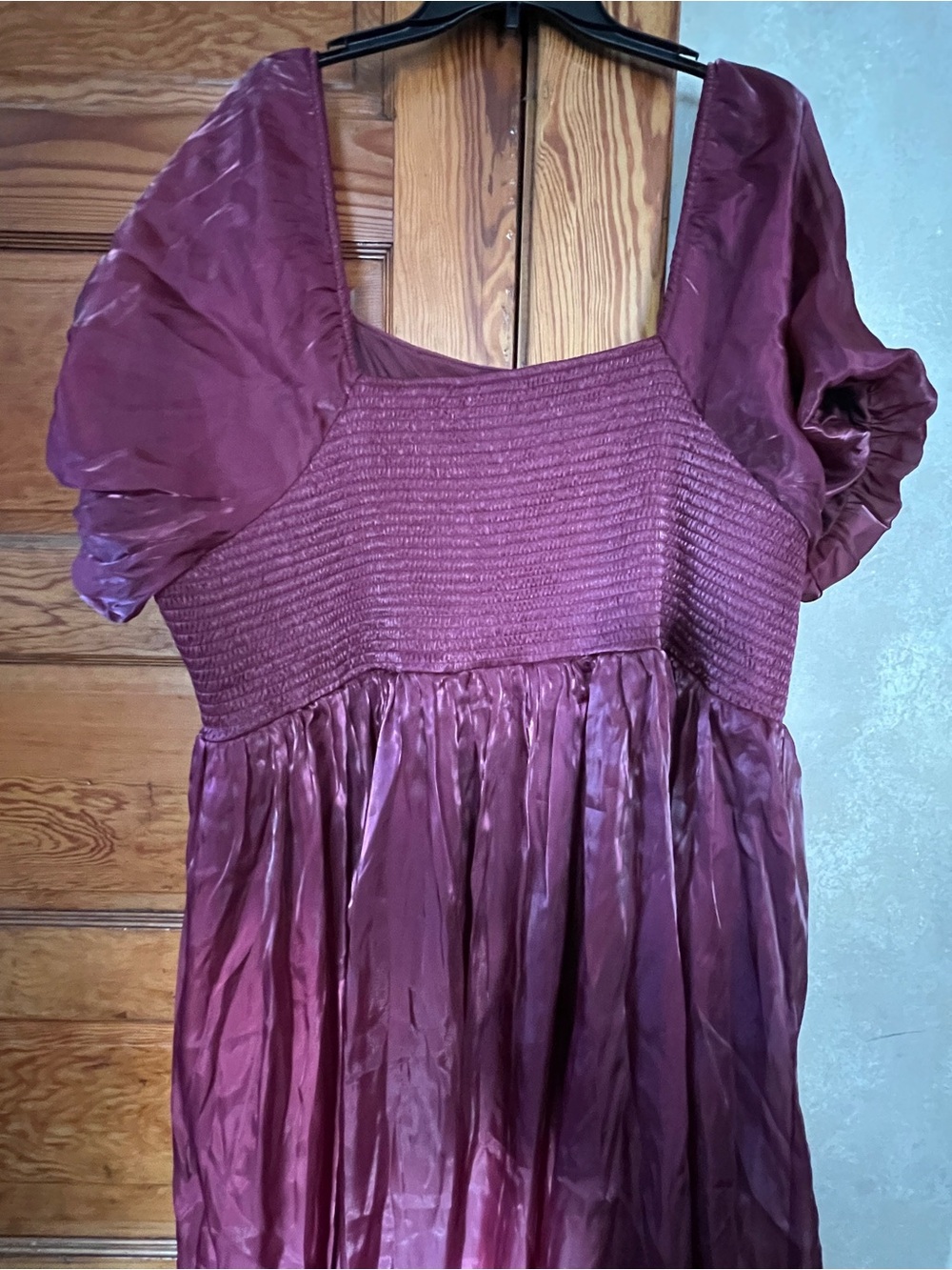 One Loved Babe Ren Faire Fairy Medieval Coquette Puff Sleeved Dress Size 4XL - Picture 2 of 10